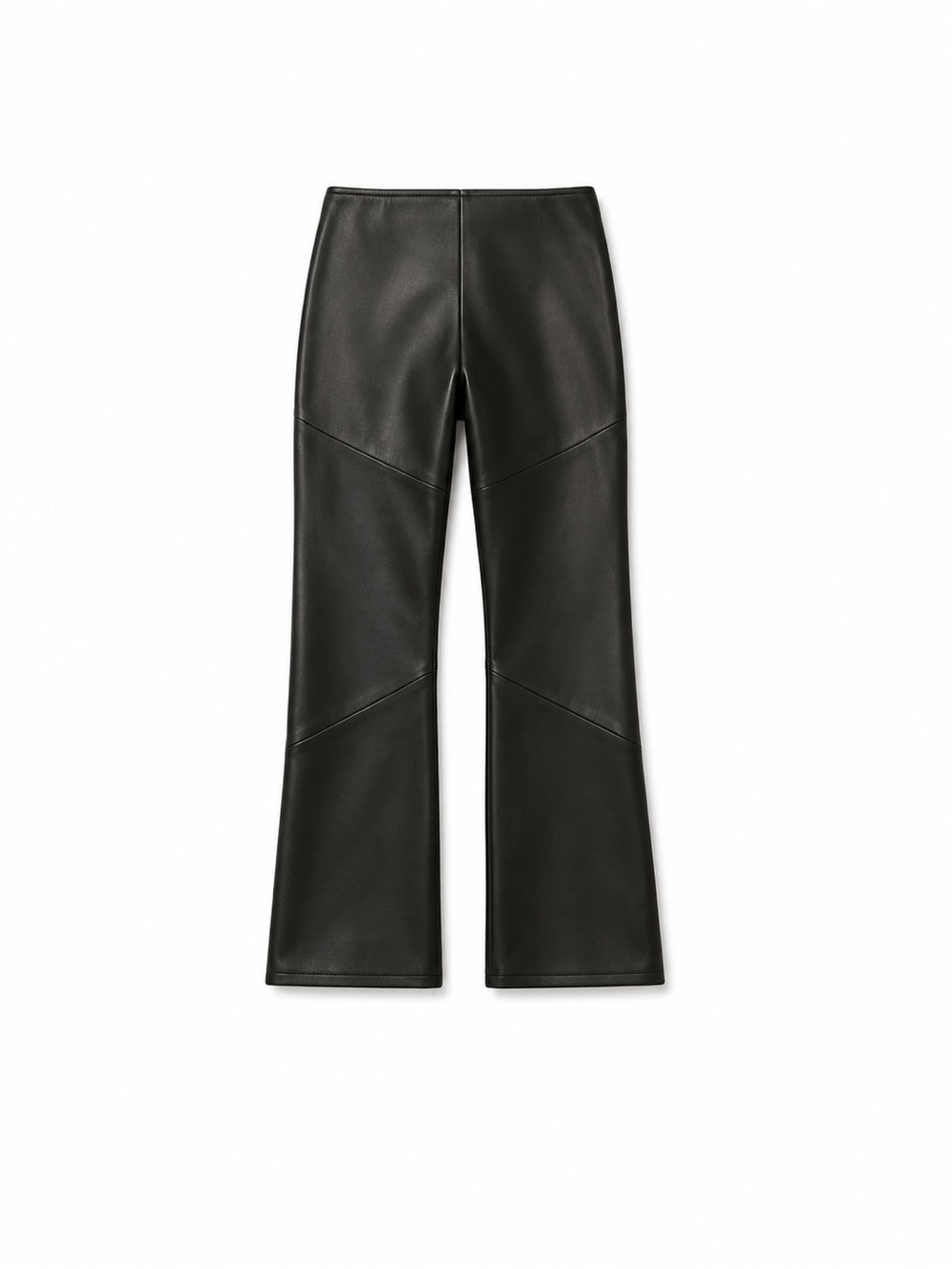 Wilson’s Genuine Leather Super Low Rise Flared Black Flare Pants - Picture 4 of 6
